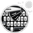 GO Keyboard Black and White Theme version 2.0