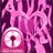 GO Locker Pink Zebra Heart icon