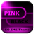 GO SMS Pink Black Neon Theme icon