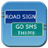 GO SMS Pro Road Sign Theme version 1.2