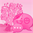 GO SMS Pro Theme Pink Animal icon