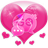 GO SMS Pro Theme Pink Love APK Download