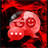 GO SMS Pro Theme Red Smoke 2.4
