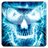 Neon Skull FBI HD Live Wallpaper icon