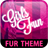 Pink Girl Fur Theme icon