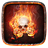 The flame skull icon