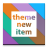 theme new item icon