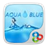aqua blue GOLauncher EX Theme APK Download