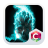 Blue Fire Skull CLauncher icon