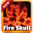 Fire Skull Keyboard icon