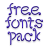 Free Fonts Pack 13 version 3.13.1