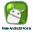Free Android Fonts icon