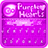 GO Keyboard Purple Hearts Theme icon