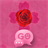 GO SMS Theme Pink Rose Cute icon