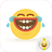 Hipster Burger Emoji Faces icon