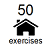 50 Home Exercises icon