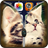 Kitten Zipper lock screen icon