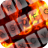 Orange Flame Keyboard Theme version 1.4
