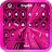 GO Keyboard Pink Neon Theme version 2.8