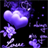 Purple Heart And Flower Live Wallpaper icon