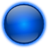 Sleek Blue Clock icon