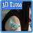 Tatto 3D and 2D icon