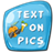 Text on Pictures icon