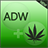 Weed Ganja Theme for ADW version 3.0
