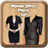 Woman Office Photo Suit icon