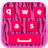 Zebra Pink Keyboard icon
