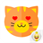 Cute Cat Emoticons Emotions icon