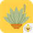 Green Floral Cactus Stickers 1.0.1