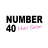 Number 40 icon