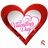 Valentine day cards icon