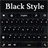 Black Style Keyboard icon