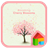 blooming cherry blossoms icon