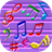 Colorful Musical Notes LWP icon