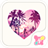 Palm Tree Heart icon