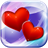 Cute Hearts Live Wallpaper HD icon