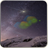 Flashing meteor stars screen icon