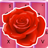 Flowers Keyboard Red icon