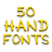 Hand Fonts 50 version 3.14.1
