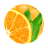 Orange Clock Lite icon