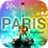 Glowing Paris Keyboard icon