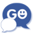 Descargar GO SMS Theme Blue White