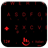 Theme x TouchPal Flat Black Red icon