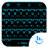 Theme x TouchPal Neon 2 Blue icon
