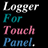 Logger For Touch Panel. version 8.18