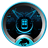 Neon Blue Launcher icon