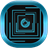 Neon Blue Tech Go Theme icon